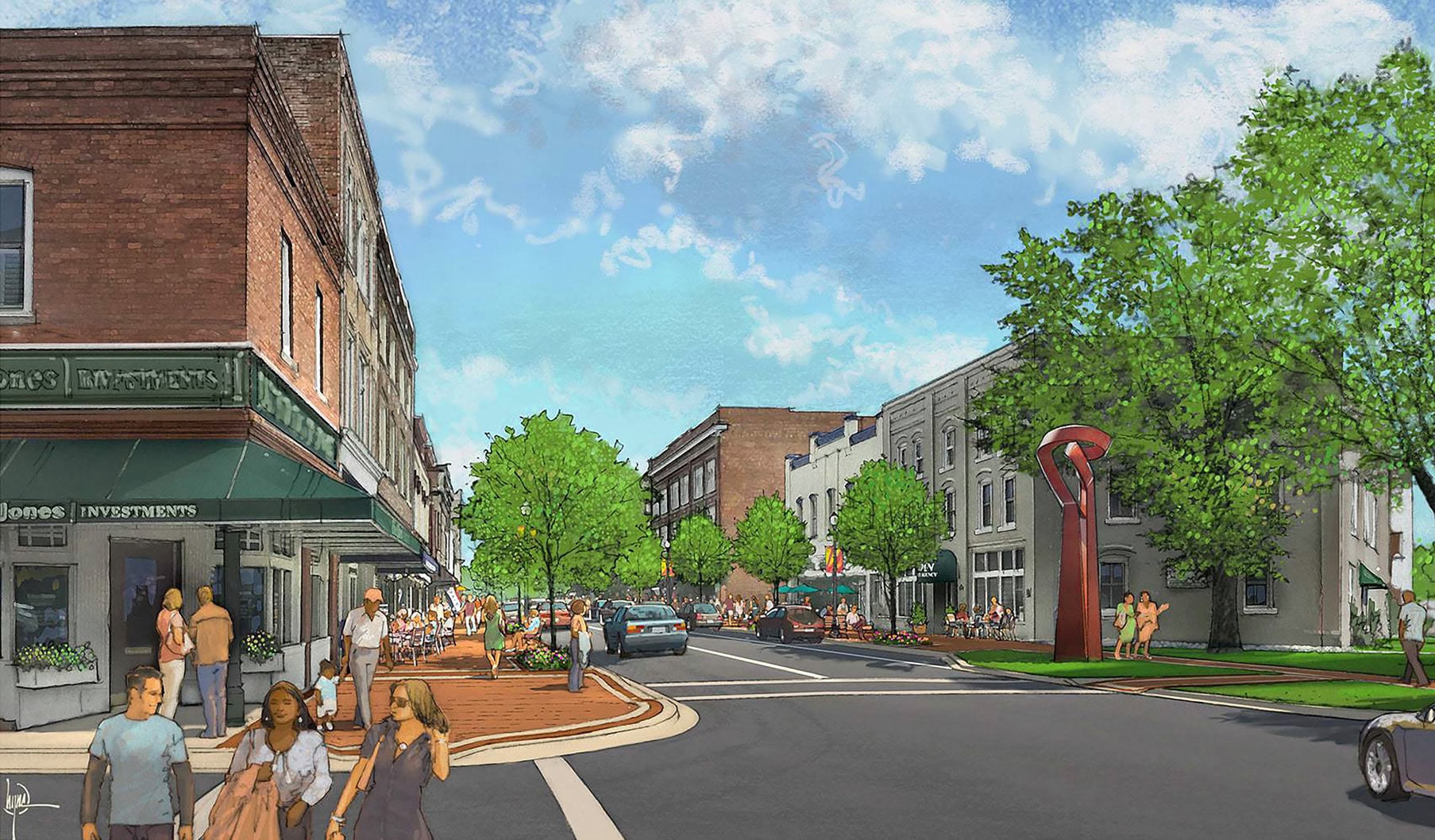 Washington, NC Main Street Improvements Dedicated on November 21, 2020